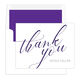 Large Script Folded Thank You Note Cards Image 6 of 6